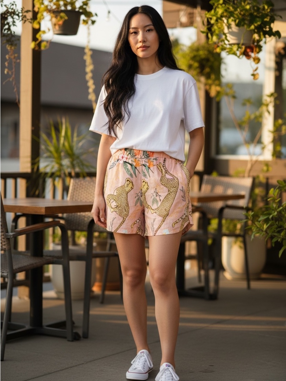 Las Surenas NWT Cheetah Shorts